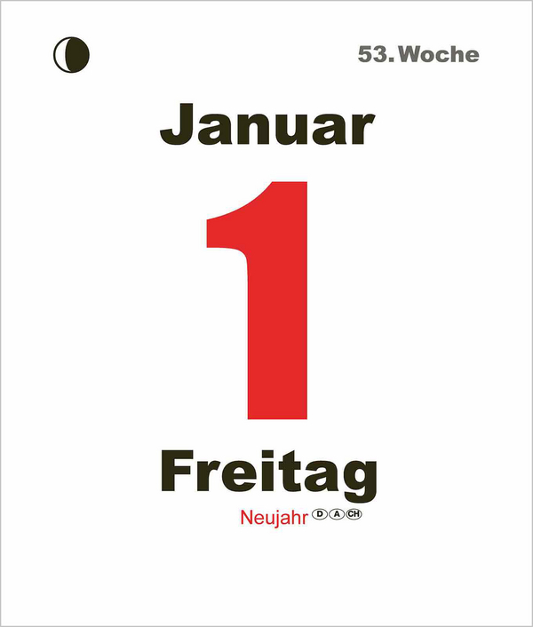 Tages-Abrei&szlig;kalender Mini 2027, Innenansicht #1