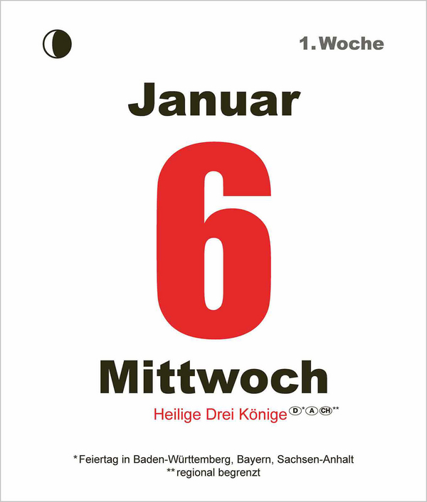 Tages-Abrei&szlig;kalender Mini 2027, Innenansicht #2