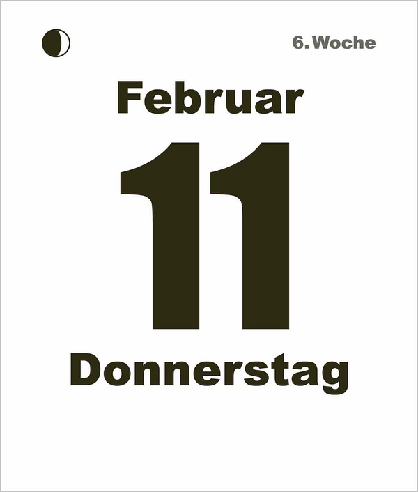 Tages-Abrei&szlig;kalender Mini 2027, Innenansicht #3