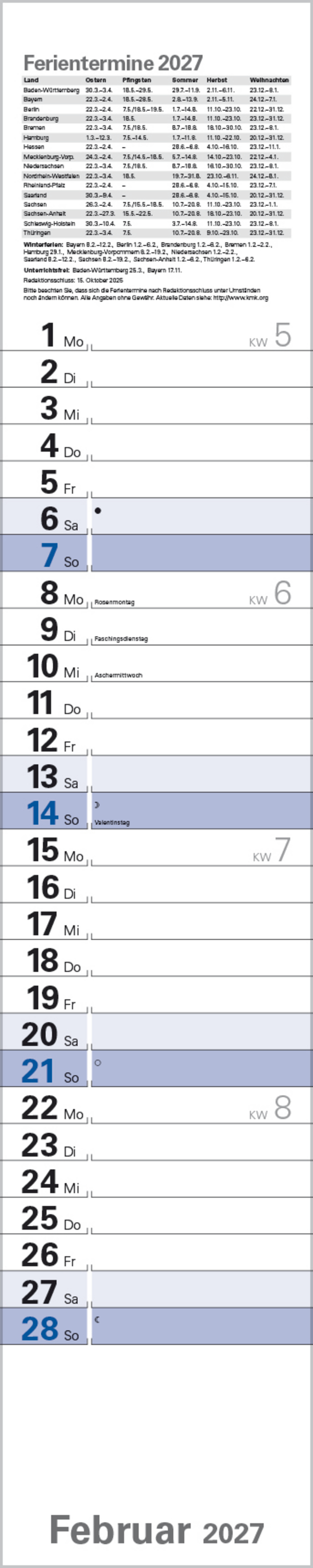 Planer Blau 2027, Innenansicht #2