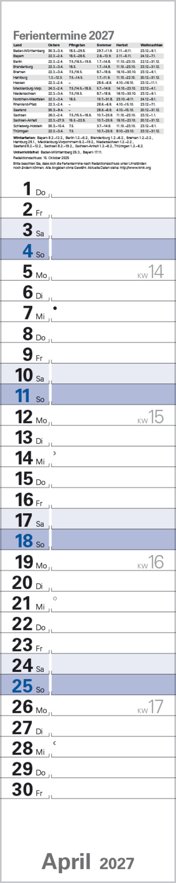 Planer Blau 2027, Innenansicht #4