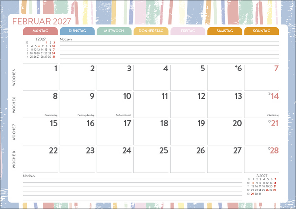 Mein Monatsplaner 2027, Innenansicht #2