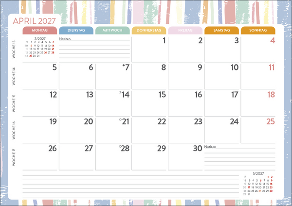 Mein Monatsplaner 2027, Innenansicht #4