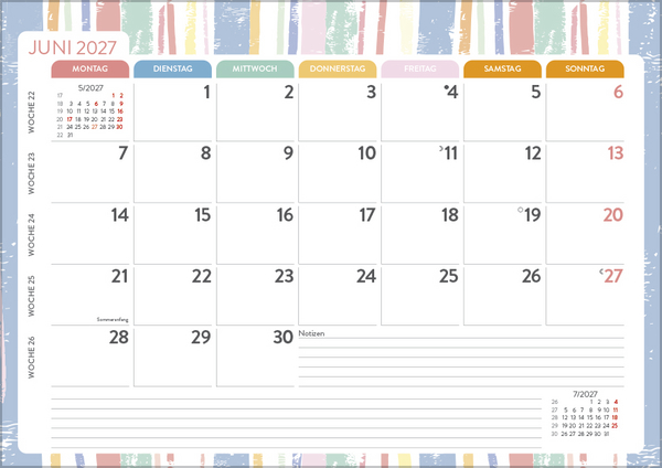 Mein Monatsplaner 2027, Innenansicht #6