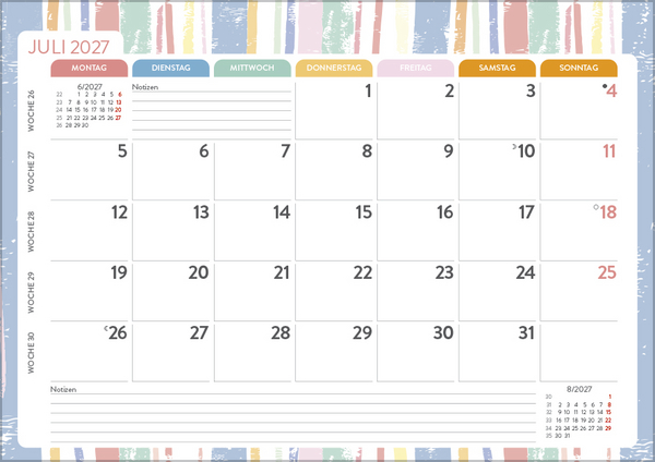 Mein Monatsplaner 2027, Innenansicht #7