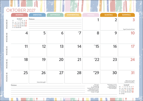 Mein Monatsplaner 2027, Innenansicht #10