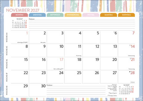 Mein Monatsplaner 2027, Innenansicht #11