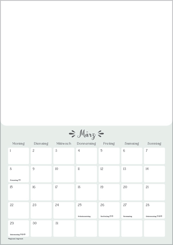 Foto-Malen-Basteln A4 Mint 2027, Innenansicht #4