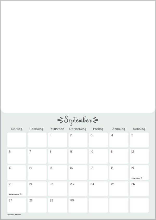 Foto-Malen-Basteln A4 Mint 2027, Innenansicht #10