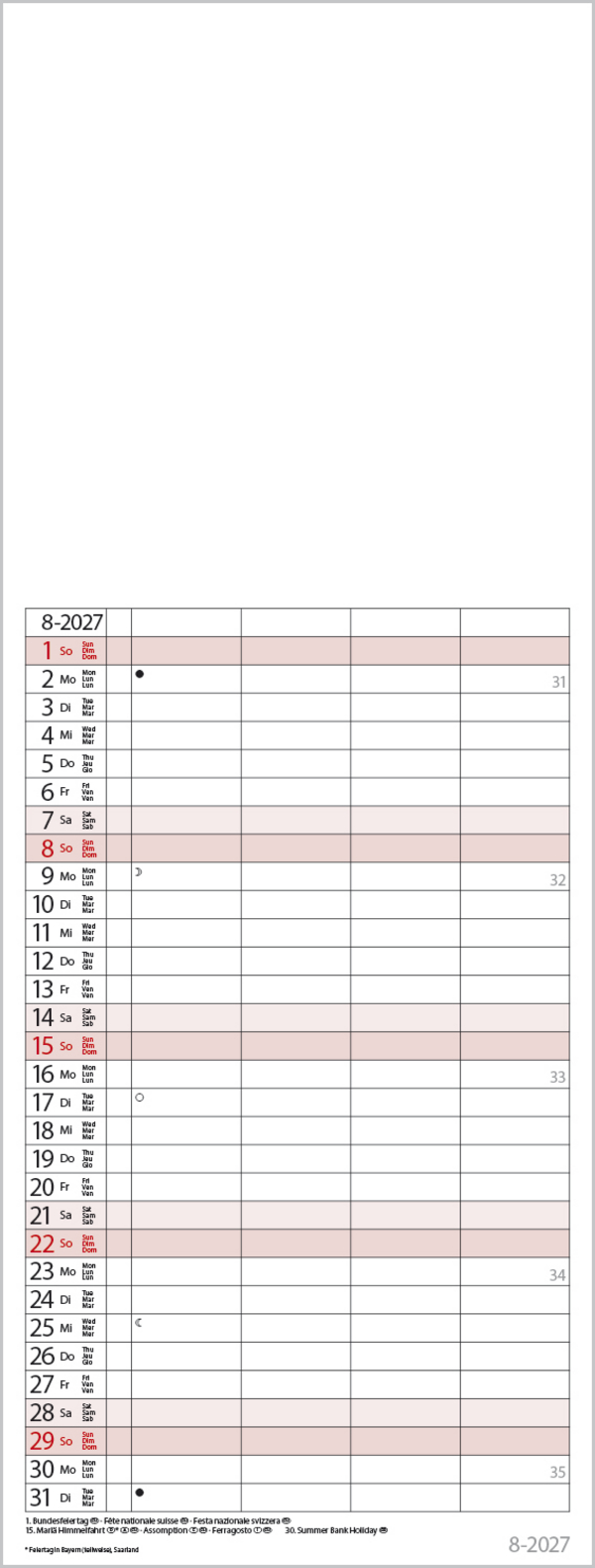 Foto-Malen-Basteln Familientimer 2027, Innenansicht #8