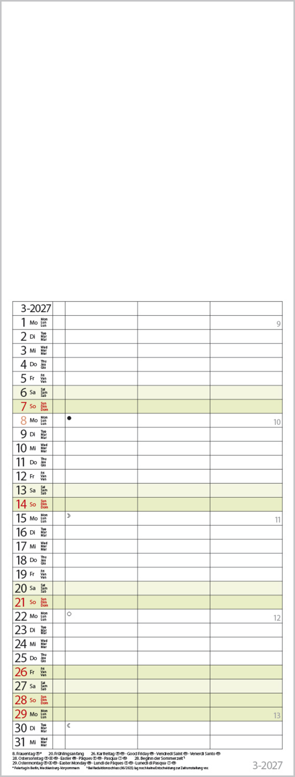 Foto-Malen-Basteln Timer for 2 2027, Innenansicht #3