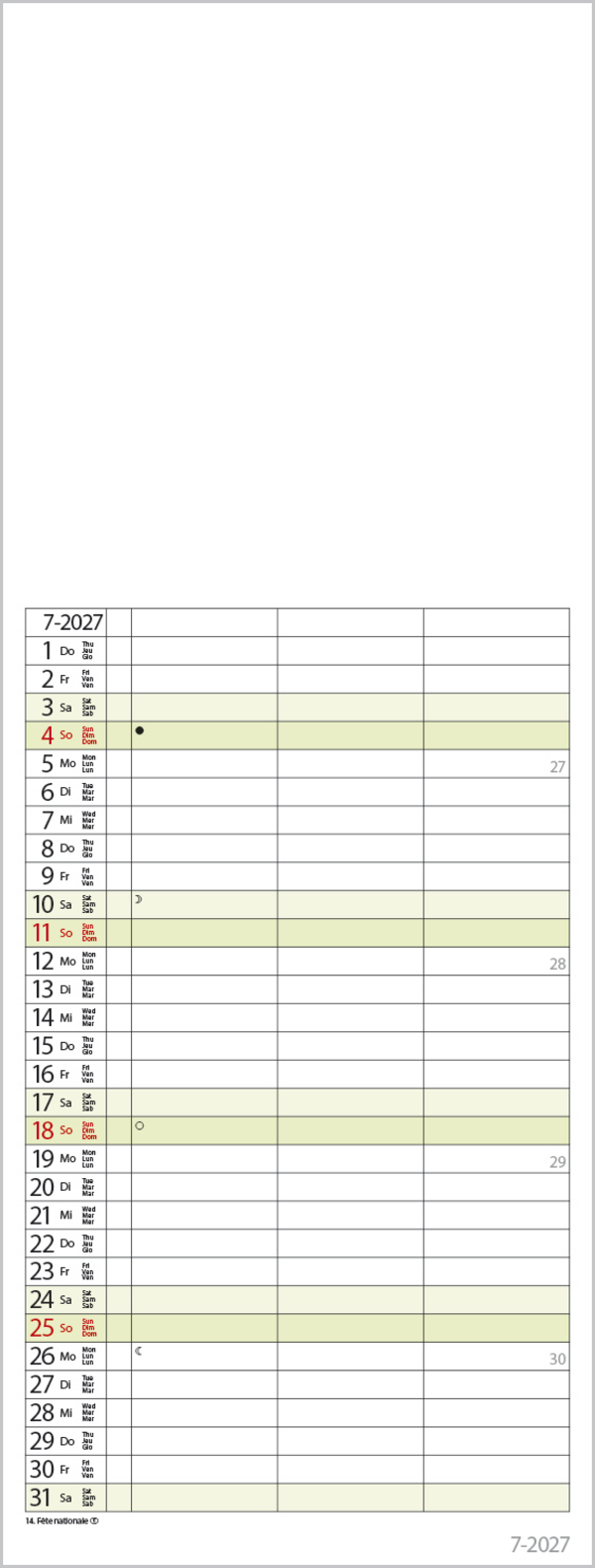 Foto-Malen-Basteln Timer for 2 2027, Innenansicht #7