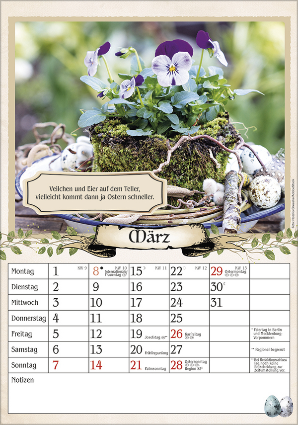 Kalender f&uuml;r Rentner 2027, Innenansicht #5