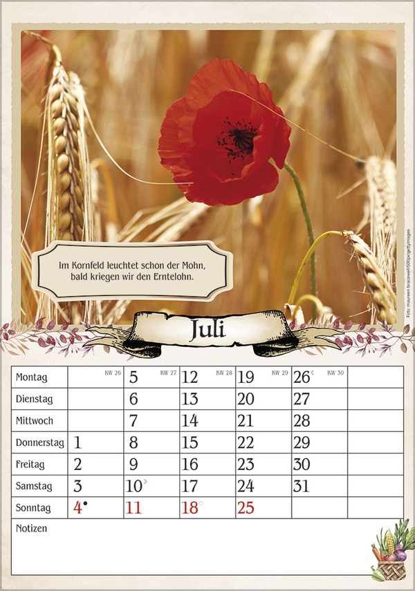 Kalender f&uuml;r Rentner 2027, Innenansicht #10