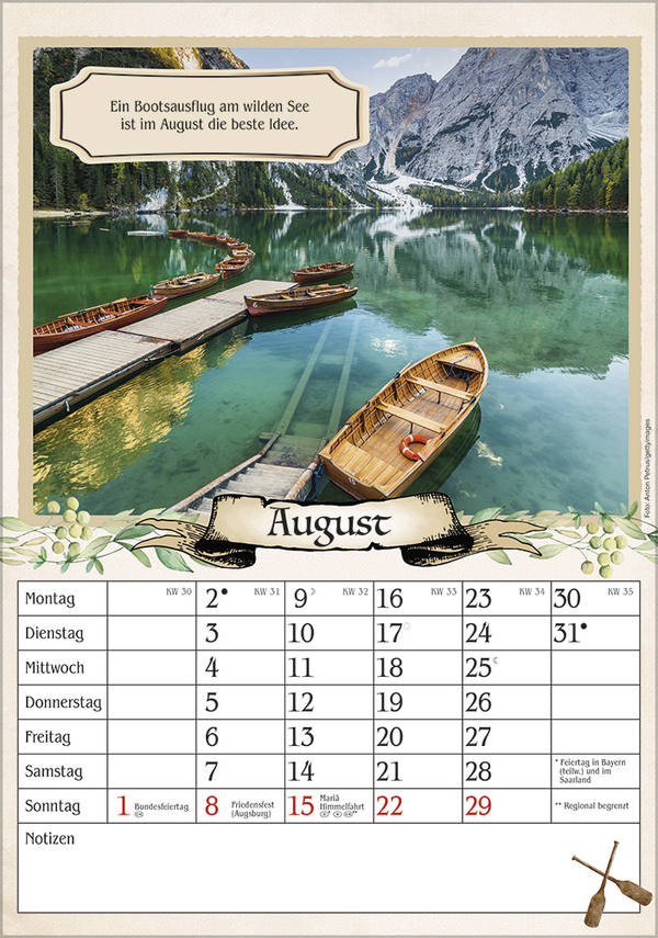 Kalender f&uuml;r Rentner 2027, Innenansicht #11