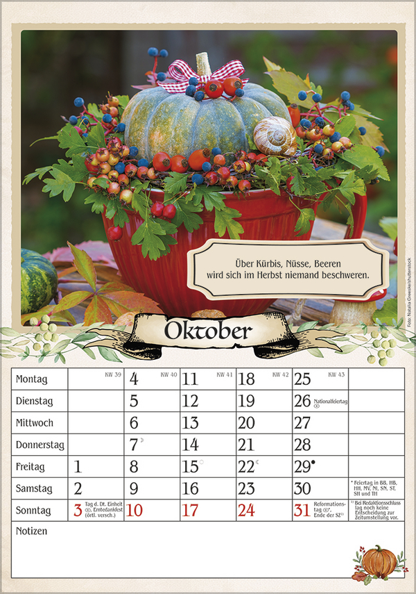 Kalender f&uuml;r Rentner 2027, Innenansicht #13