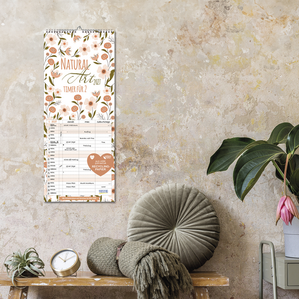 Natural Art Timer f&uuml;r 2 Recyclingpapier 2027, Innenansicht #16