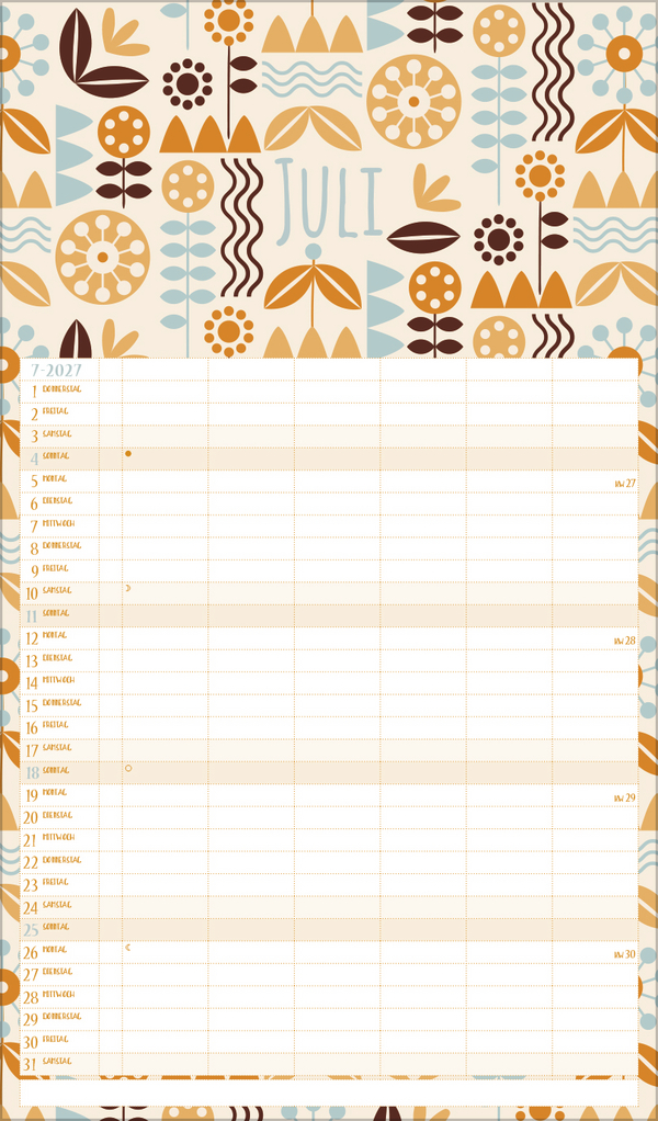 Familienplaner Recyclingpapier 2027, Innenansicht #7