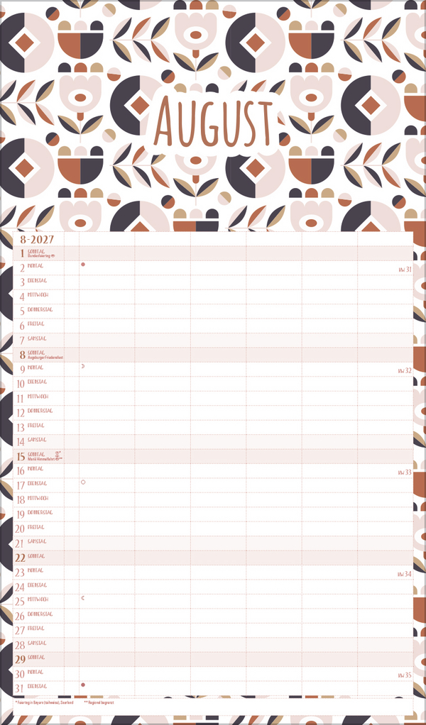 Familienplaner Recyclingpapier 2027, Innenansicht #8