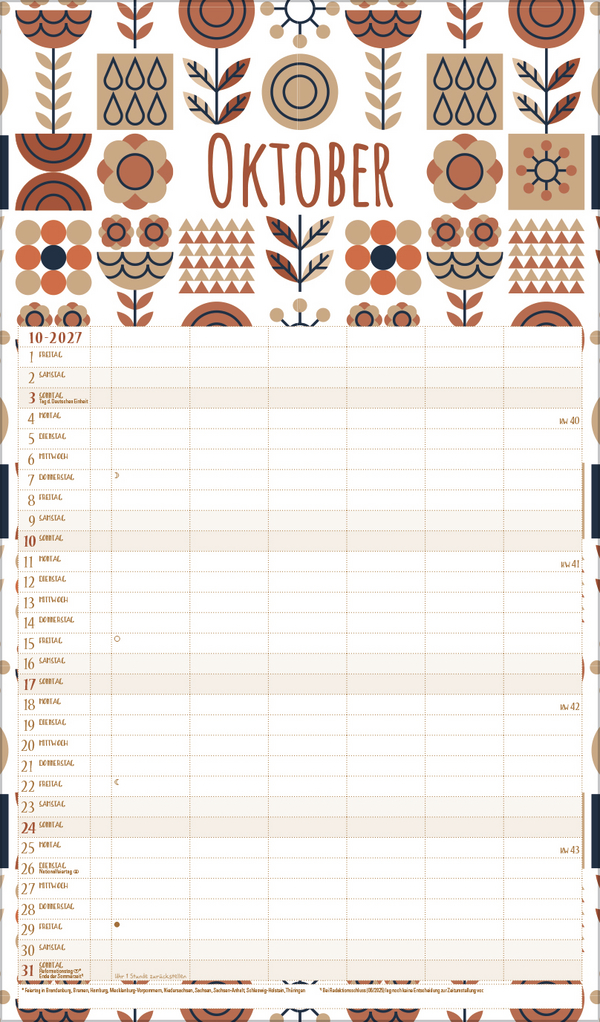 Familienplaner Recyclingpapier 2027, Innenansicht #10