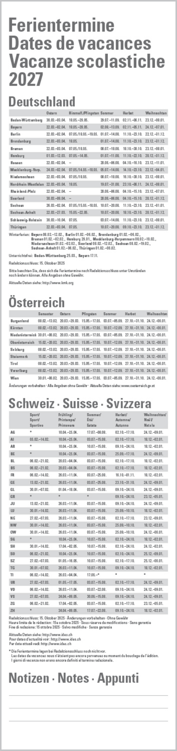 Streifenplaner Compact Dunkelgr&uuml;n Recyclingpapier, Innenansicht #13
