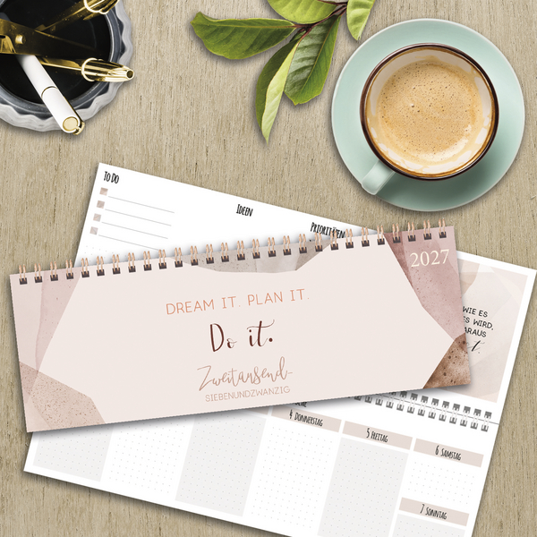 Tischkalender quer Plan it 2027, Innenansicht #16