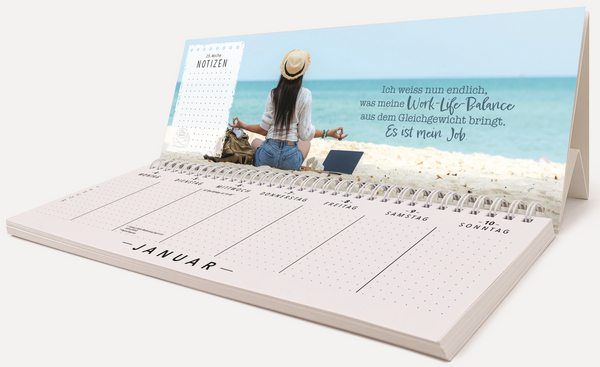 Tischquerkalender Kleine Auszeit? 2027, Innenansicht #1