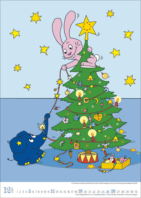 Der Kalender mit dem Elefanten 2027, Innenansicht #12