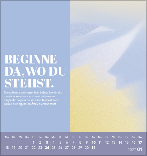 Zeit f&uuml;r mich 2027, Innenansicht #1