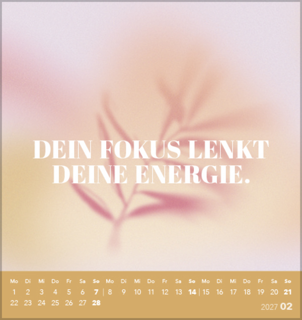 Zeit f&uuml;r mich 2027, Innenansicht #2