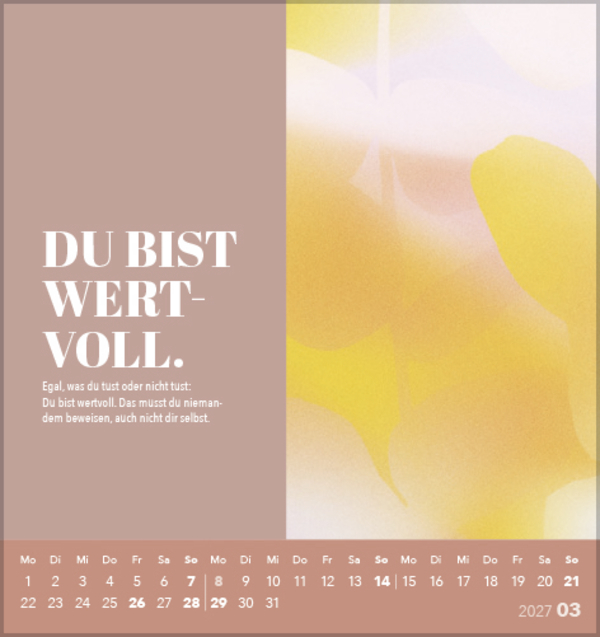 Zeit f&uuml;r mich 2027, Innenansicht #3