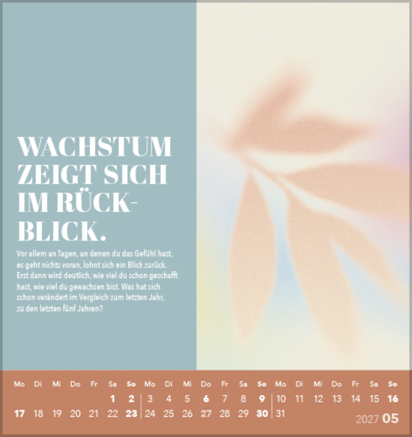 Zeit f&uuml;r mich 2027, Innenansicht #5