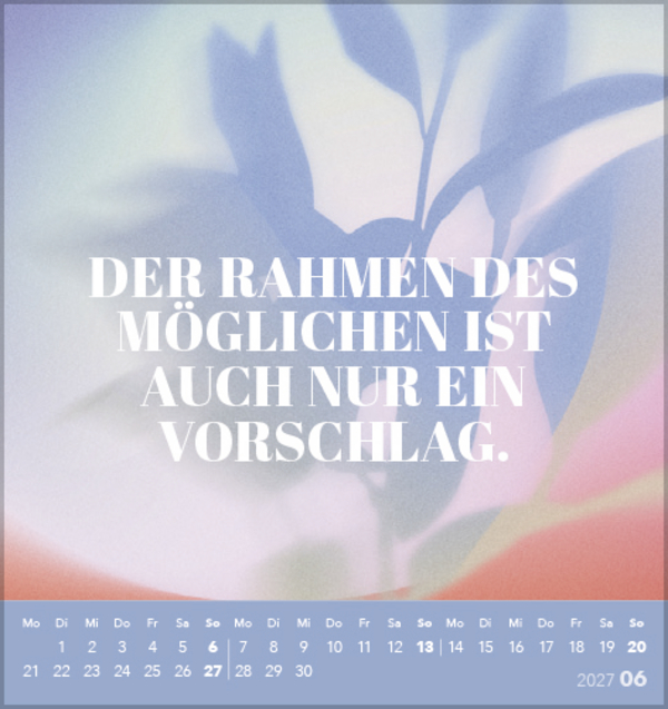 Zeit f&uuml;r mich 2027, Innenansicht #6