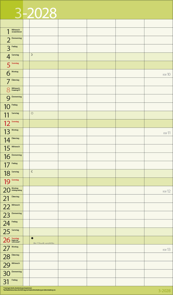 Familientimer 18 Monate 2027/2028, Innenansicht #18