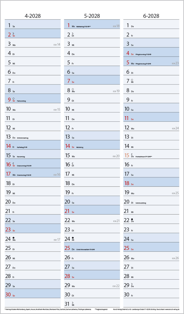 Familientimer 18 Monate 2027/2028, Innenansicht #19