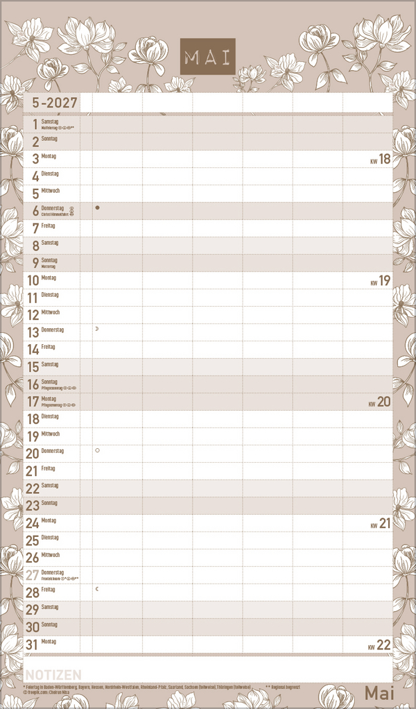 Premium Familienplaner Pl&auml;ne schmieden 2027, Innenansicht #5