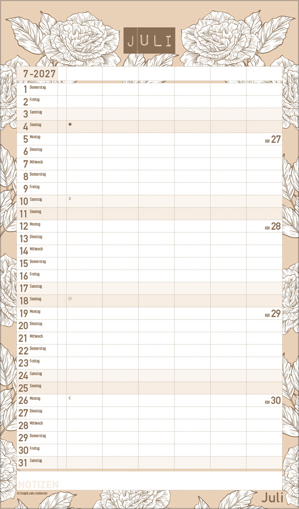 Premium Familienplaner Pl&auml;ne schmieden 2027, Innenansicht #7