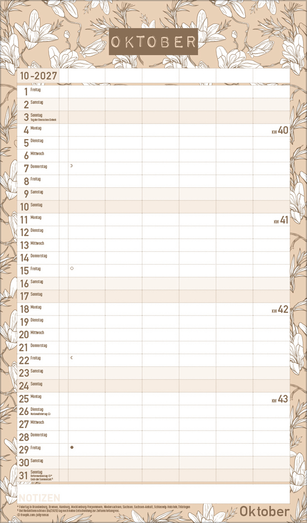 Premium Familienplaner Pl&auml;ne schmieden 2027, Innenansicht #10