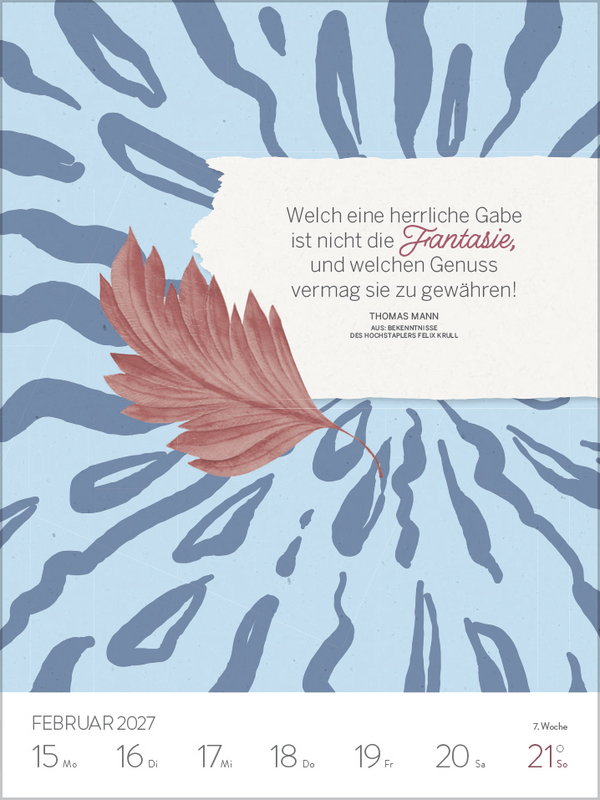 Literaturkalender 2027, Innenansicht #2