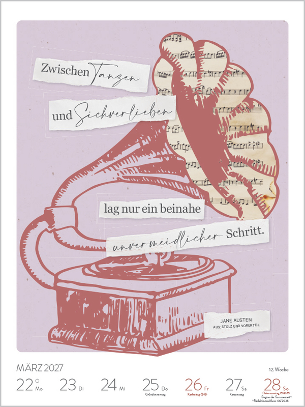 Literaturkalender 2027, Innenansicht #4