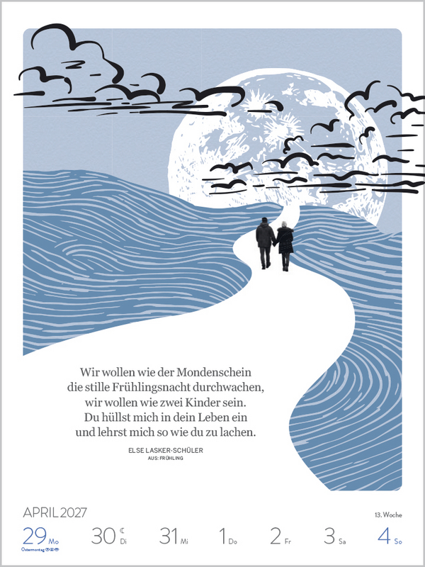 Literaturkalender 2027, Innenansicht #5