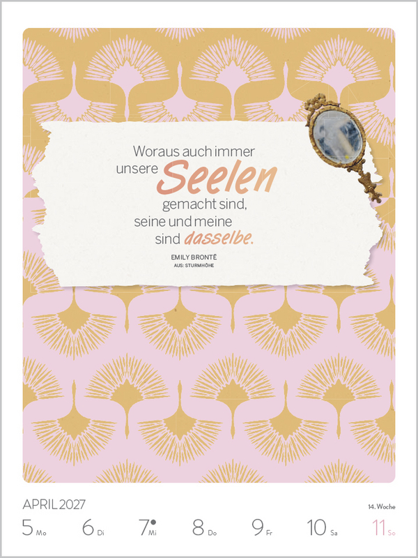 Literaturkalender 2027, Innenansicht #6