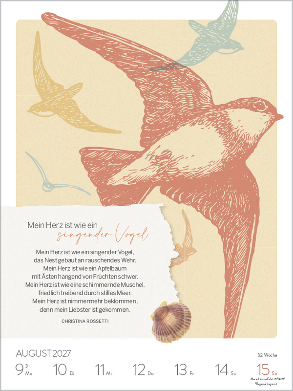 Literaturkalender 2027, Innenansicht #10