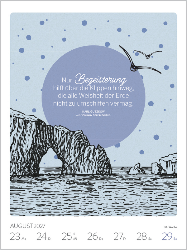 Literaturkalender 2027, Innenansicht #11