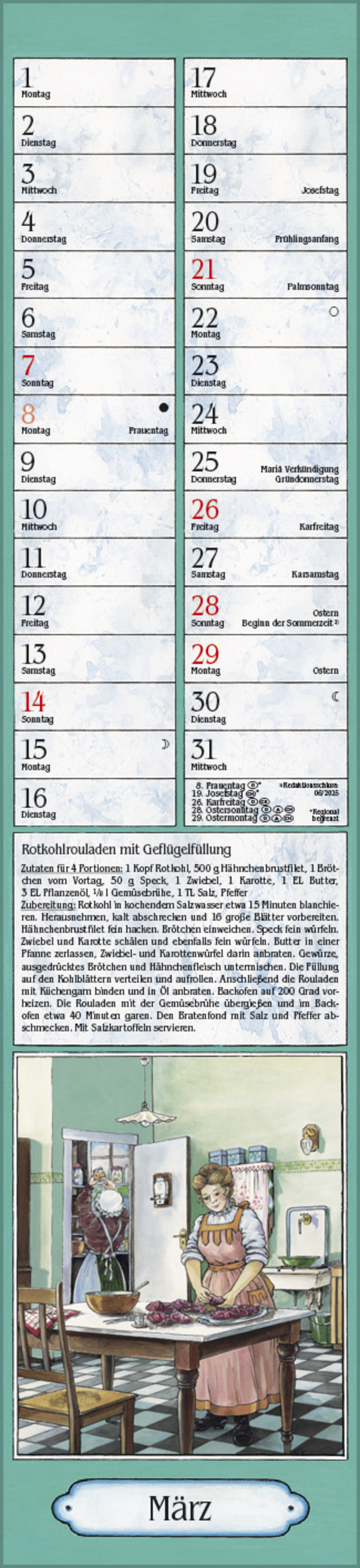 Aus Gro&szlig;mutters K&uuml;che Langplaner 2027, Innenansicht #3