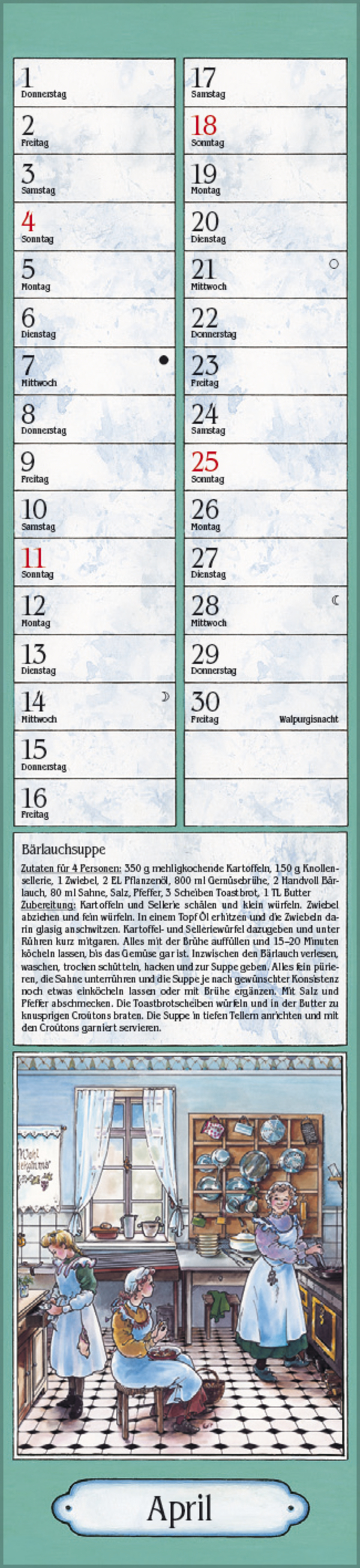 Aus Gro&szlig;mutters K&uuml;che Langplaner 2027, Innenansicht #4