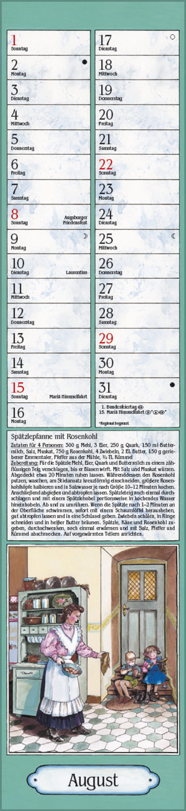 Aus Gro&szlig;mutters K&uuml;che Langplaner 2027, Innenansicht #8