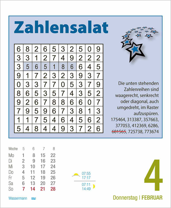 Gehirnjogging 2027, Innenansicht #2