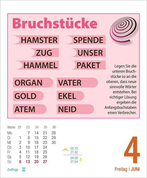 Gehirnjogging 2027, Innenansicht #7