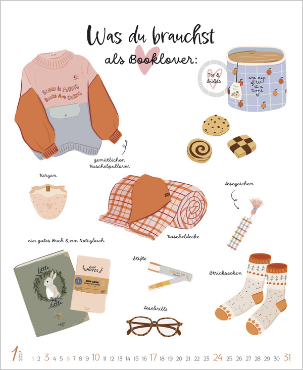 Booklover 2027, Innenansicht #1